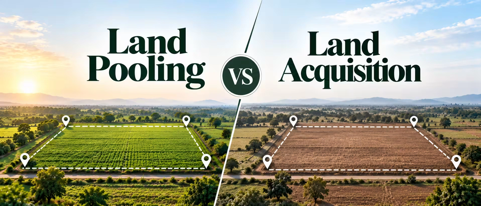 Land Pooling vs Land Acquisition: Why the Difference Matters More Than People Think