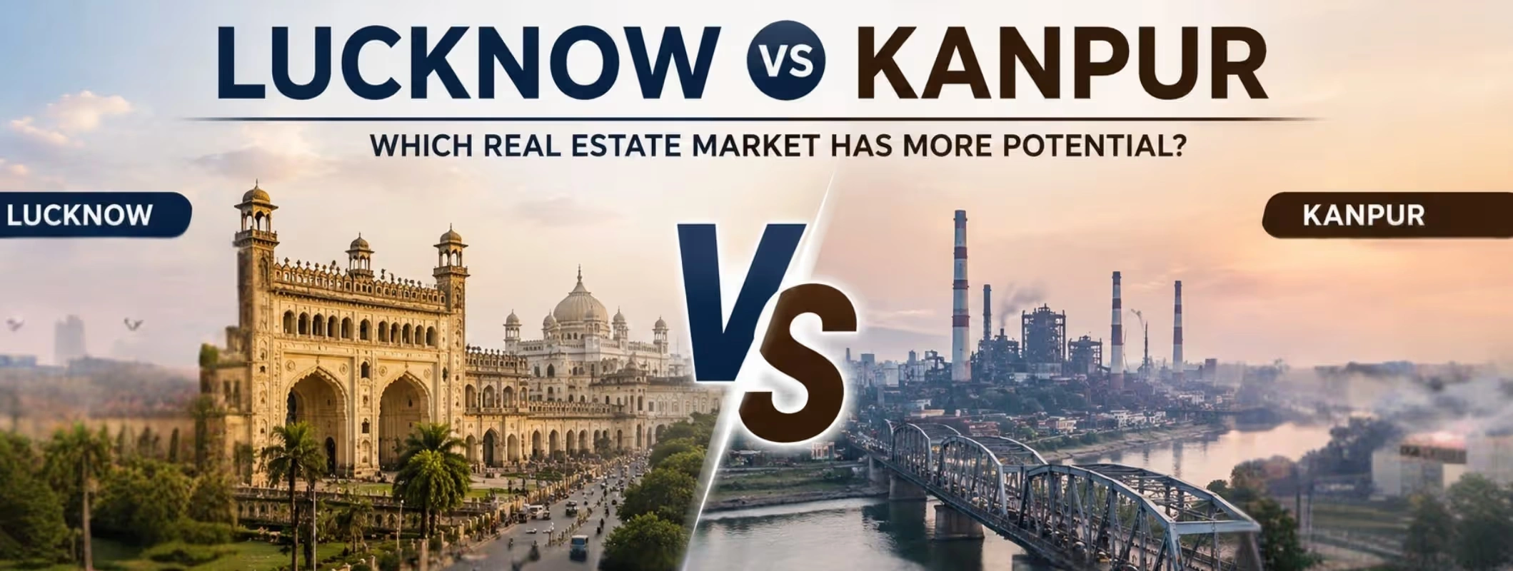 Lucknow vs Kanpur Real Estate Market