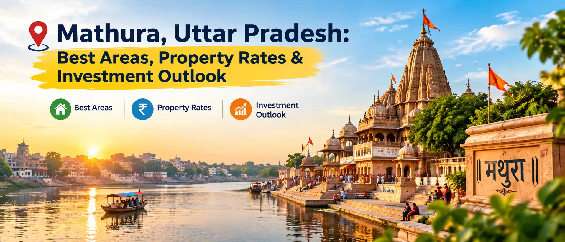 Mathura, Uttar Pradesh Best Areas, Property Rates & Investment Outlook