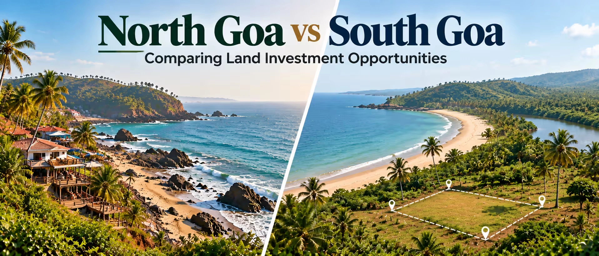 North Goa vs South Goa: Comparing Land Investment Opportunities