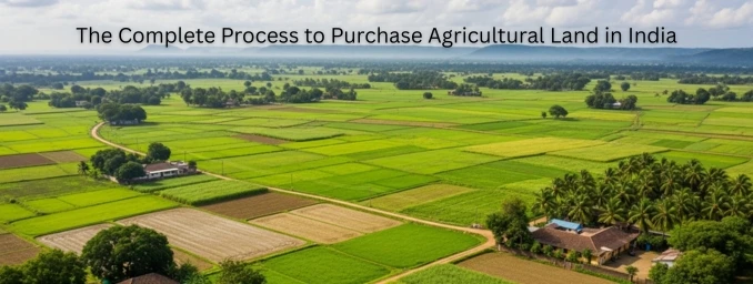 purchase agricultural land in India