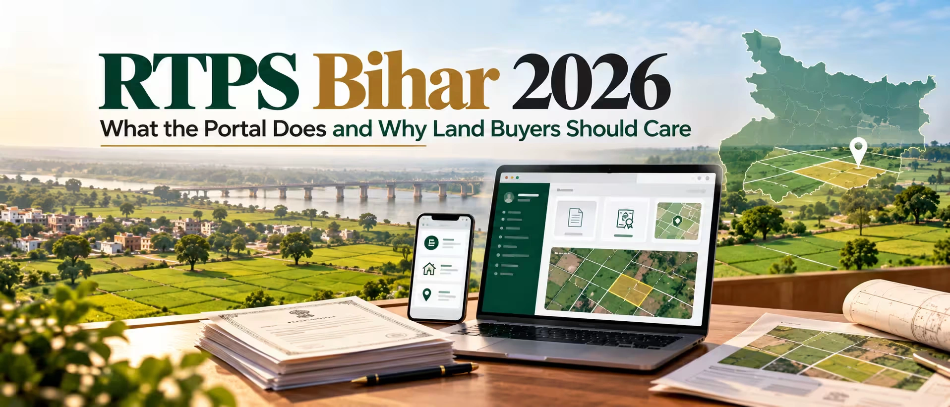 RTPS Bihar 2026 What the Portal Does and Why Land Buyers Should Care