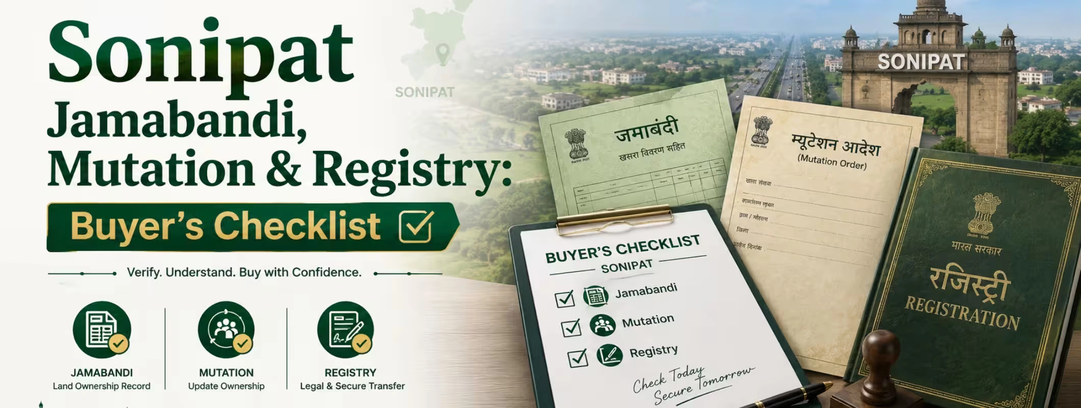 Jamabandi, Mutation & Registry in Sonipat