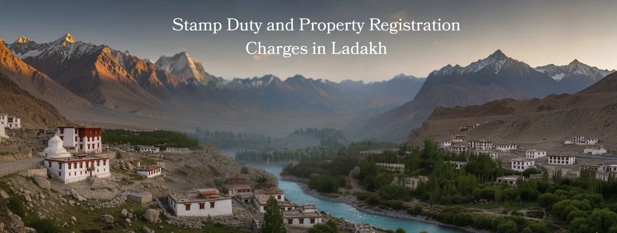 property registration charges ladakh