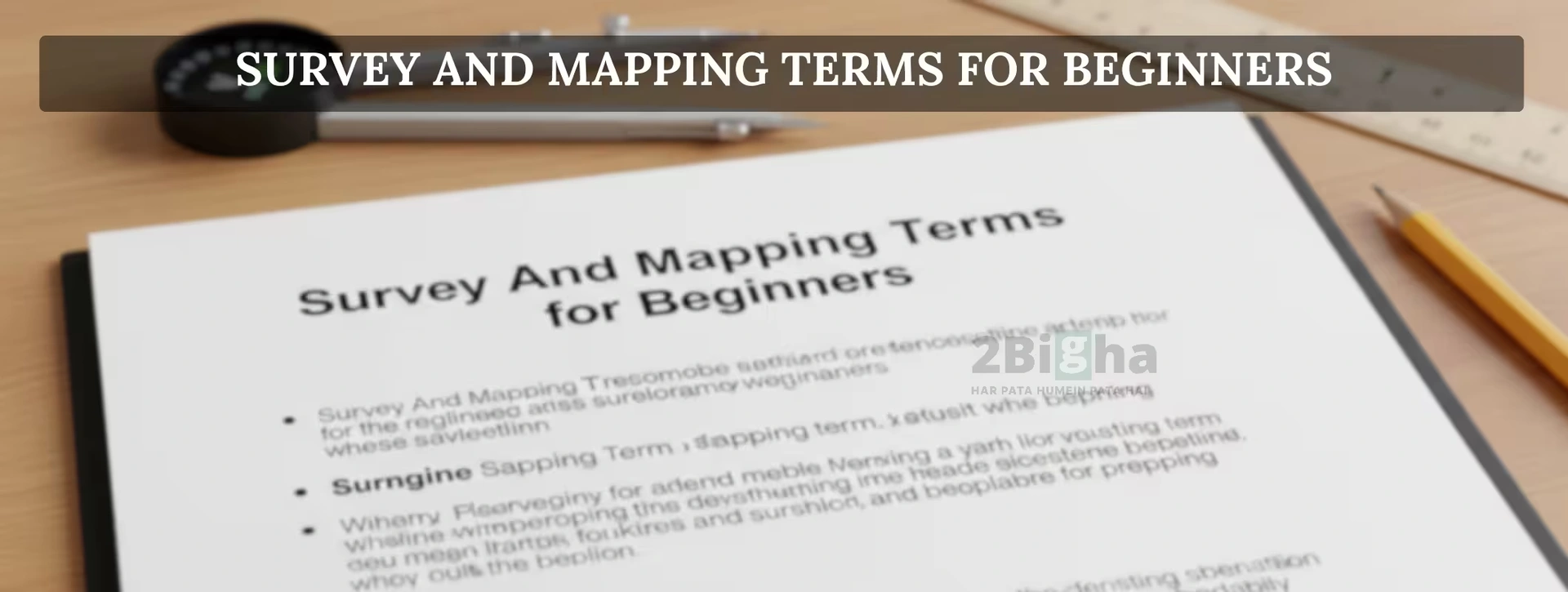 Survey And Mapping Terms for Beginners: Learn the Basics Easily