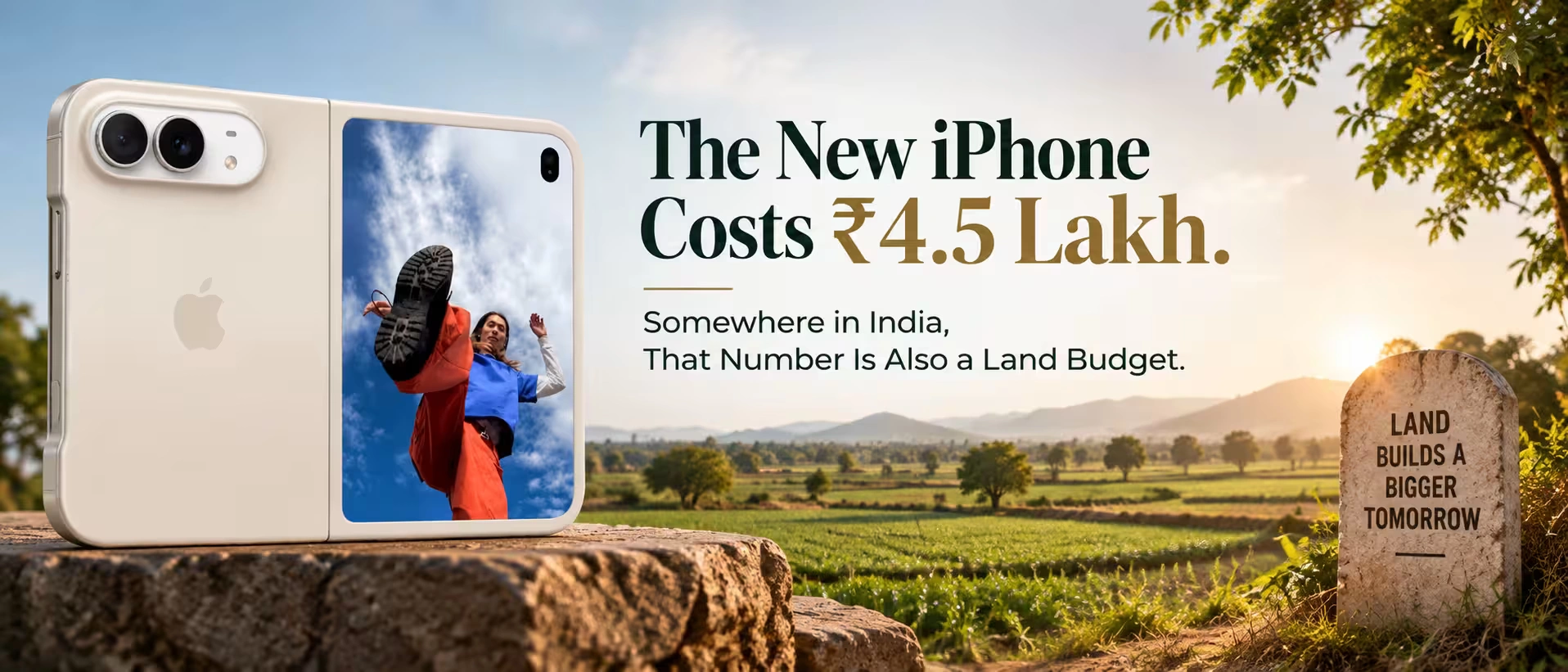  New iPhone Costs ₹4.5 Lakh.That Number Is Also a Land Budget