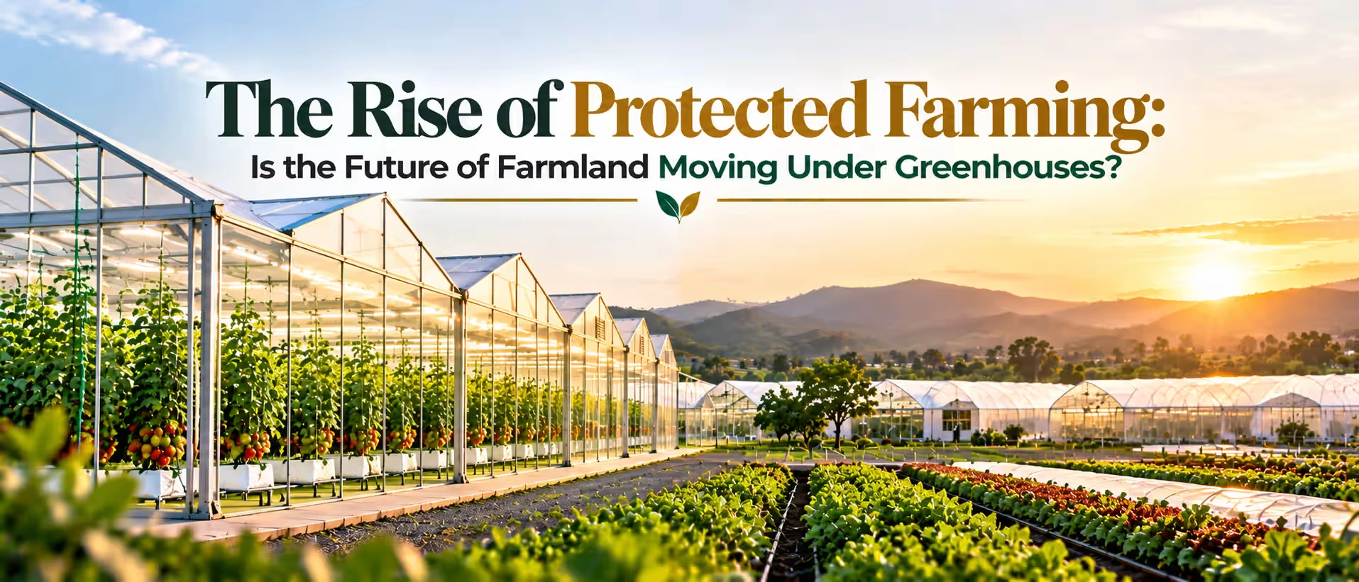 The Rise of Protected Farming: Is the Future of Farmland Moving Under Greenhouses?