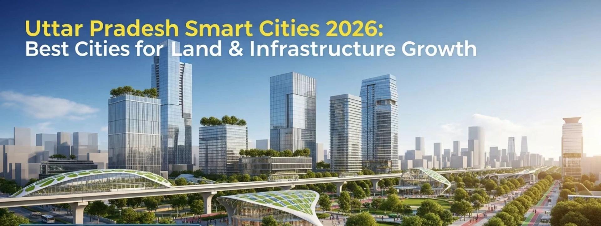 Uttar Pradesh Smart Cities 2026: Best Cities for Land & Infrastructure Growth