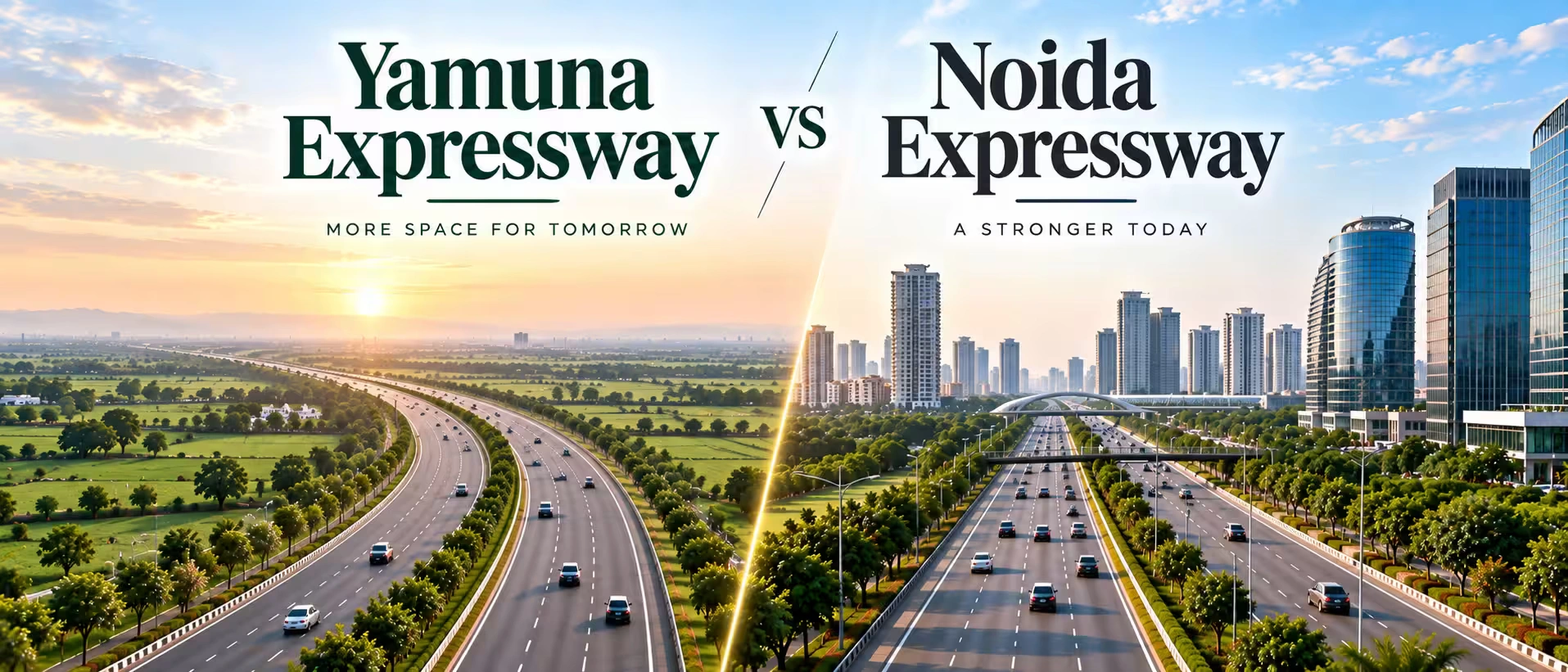 Yamuna Expressway vs Noida Expressway 2026: Which Is the Better Investment?