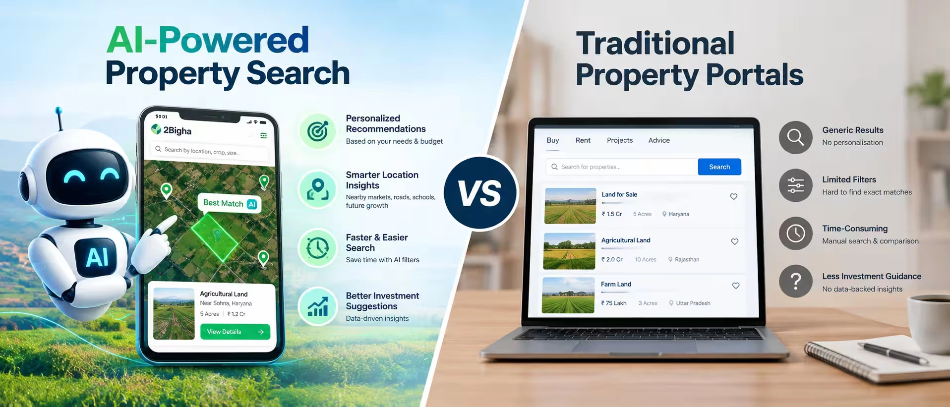AI-Powered Property Search vs Traditional Portals