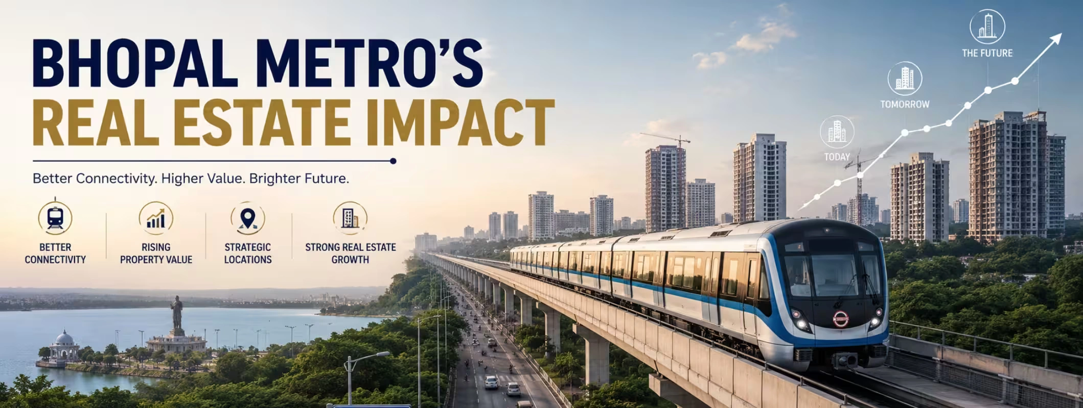 Bhopal Metro impact on nearby land prices