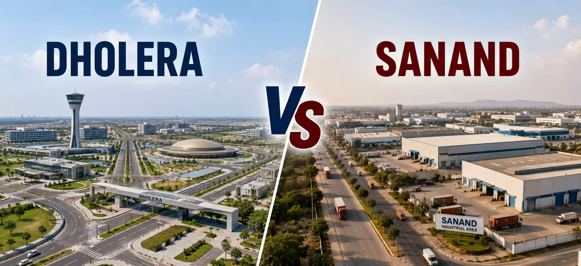 Dholera vs Sanand Land Investment 