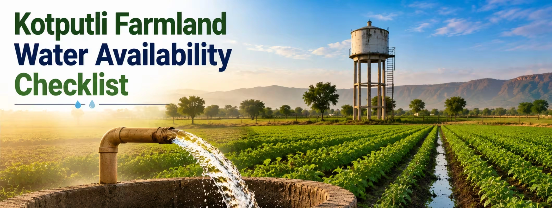 Water Availability in Kotputli